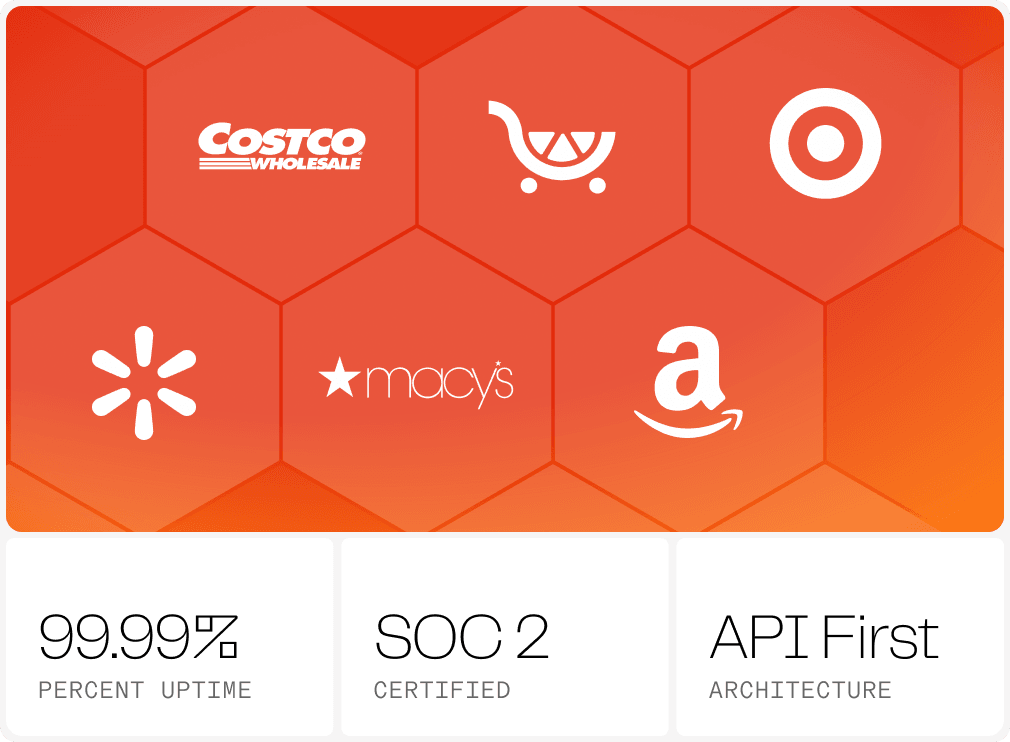 Retailers using Orderful EDI β Costco, Macy's, Target, Walmart, Kroger, Amazon