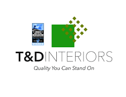 1073 T & D Interiors logo