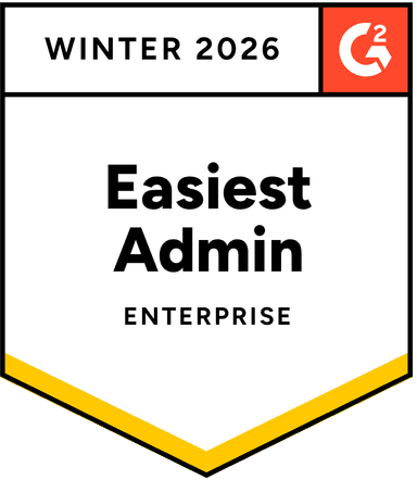G2 Easiest Admin Enterprise Winter 2026